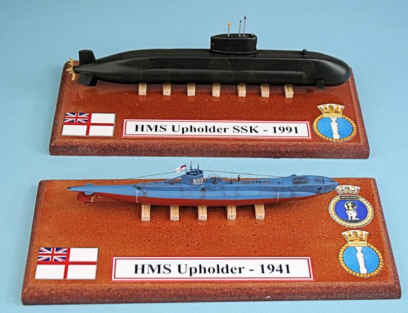 HMS Upholder X 2 1/350 scale subs Ready for Inspection Maritime
